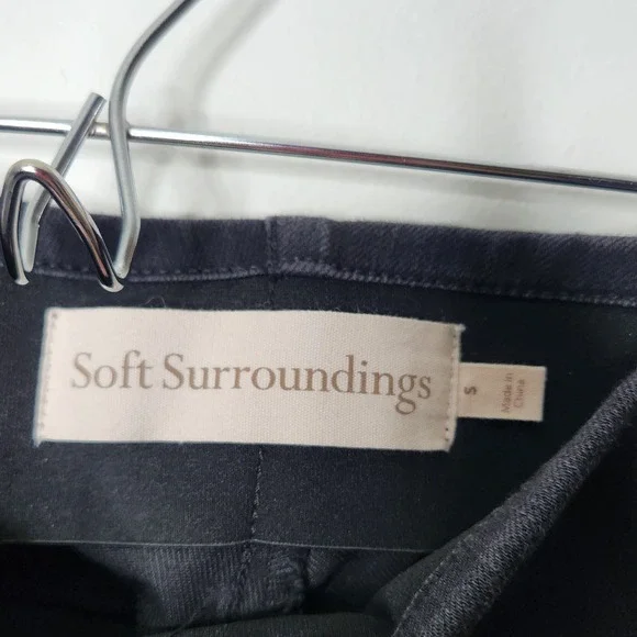 Soft Surroundings The Ultimate‎ Denim Bootcut Pull On Jeans Size Small Black - Picture 5 of 9